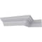 Ekena Millwork 3"H x 3"P x 4 1/4"F x 94 1/2"L Palmetto Smooth Crown Moulding MLD03X03X04PA - alternate 8